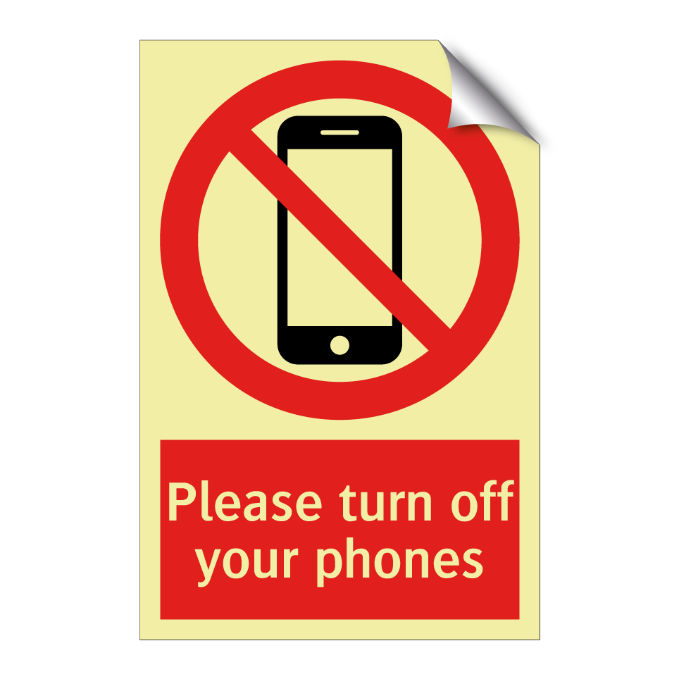 Please turn off your phones