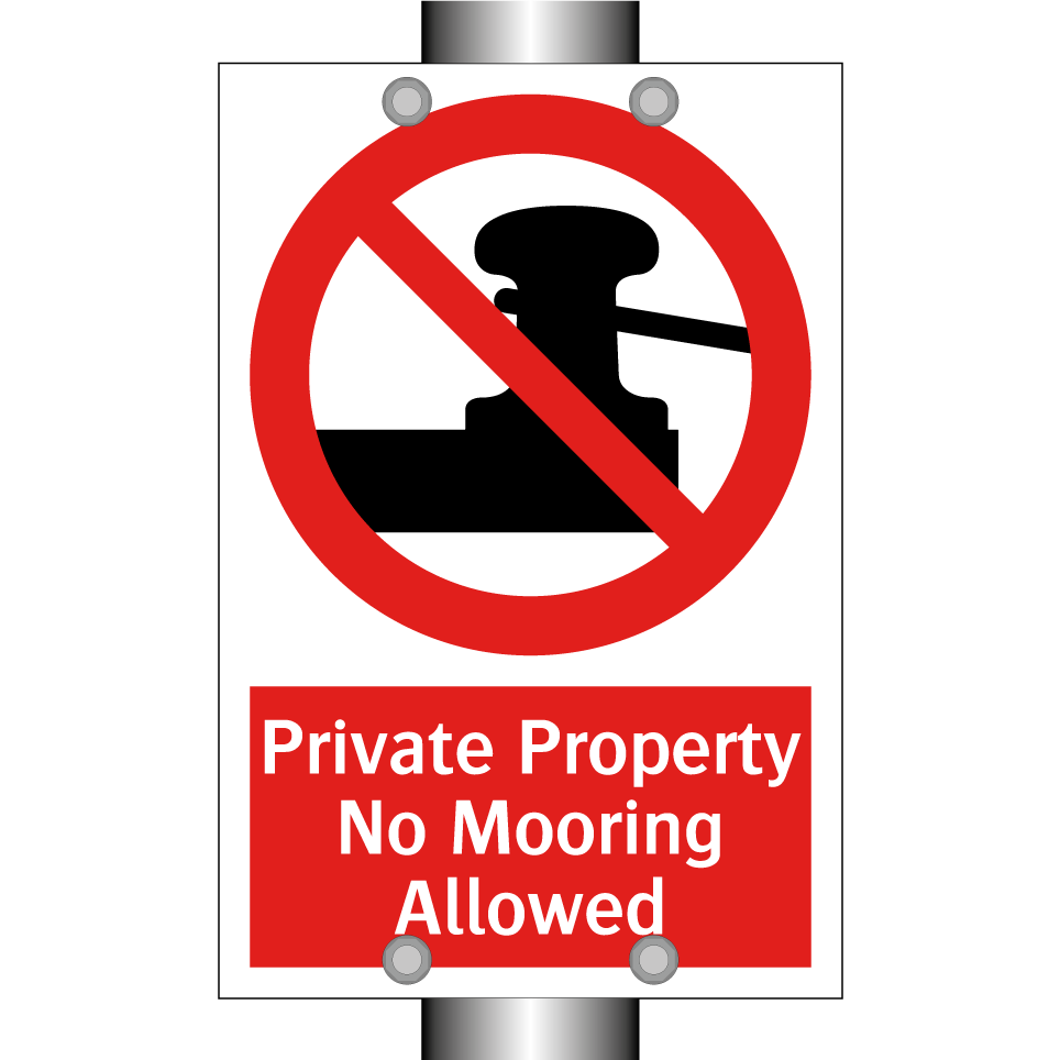 Private Property No Mooring Allowed