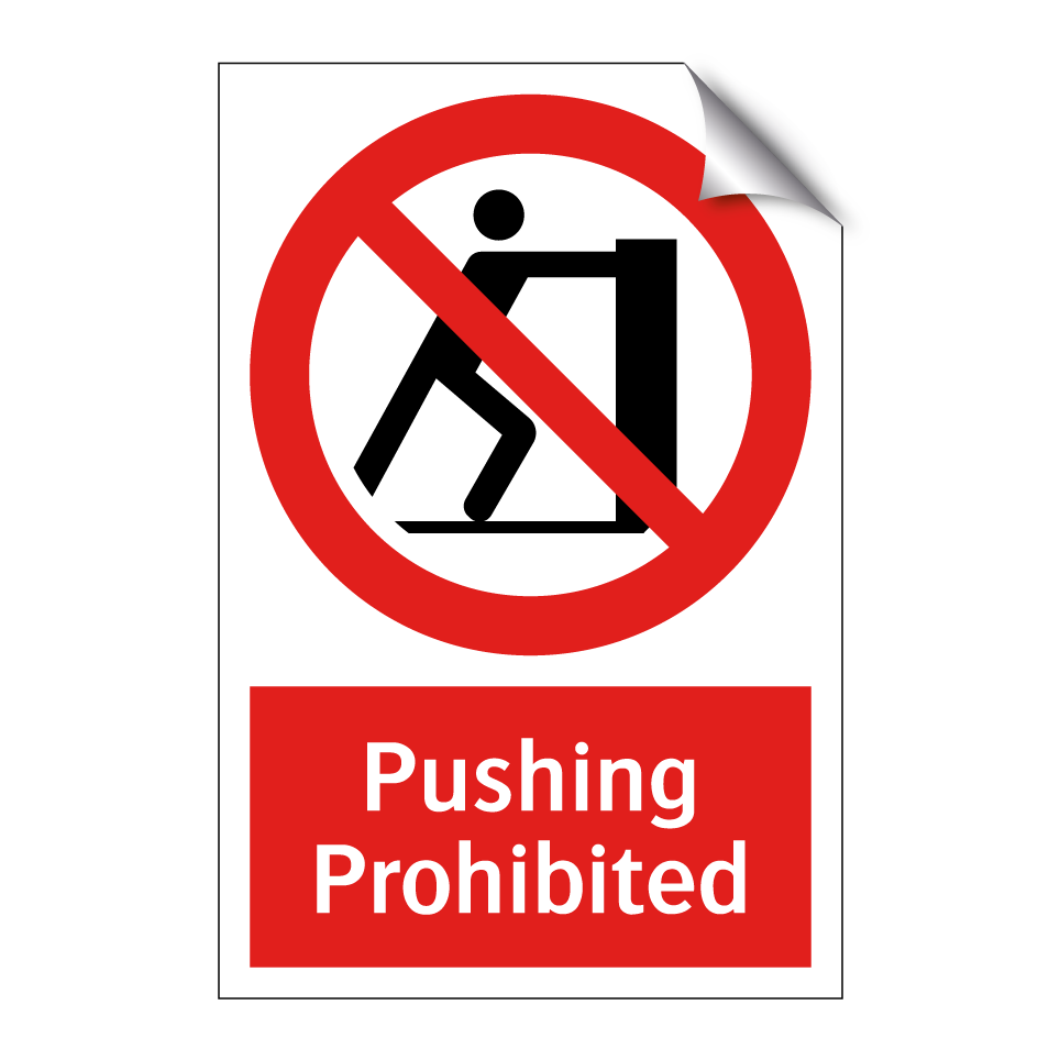 Pushing Prohibited