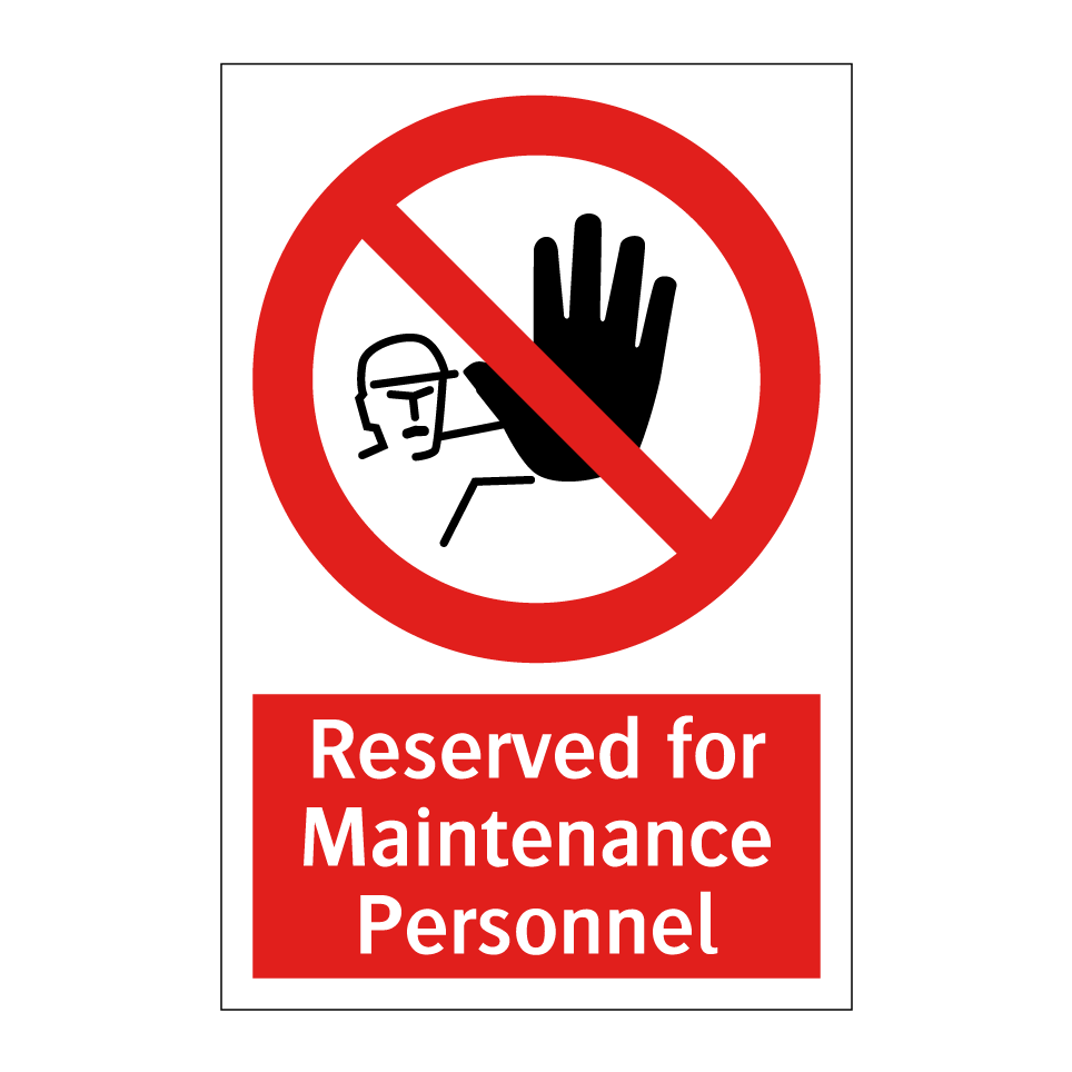 Reserved for Maintenance Personnel