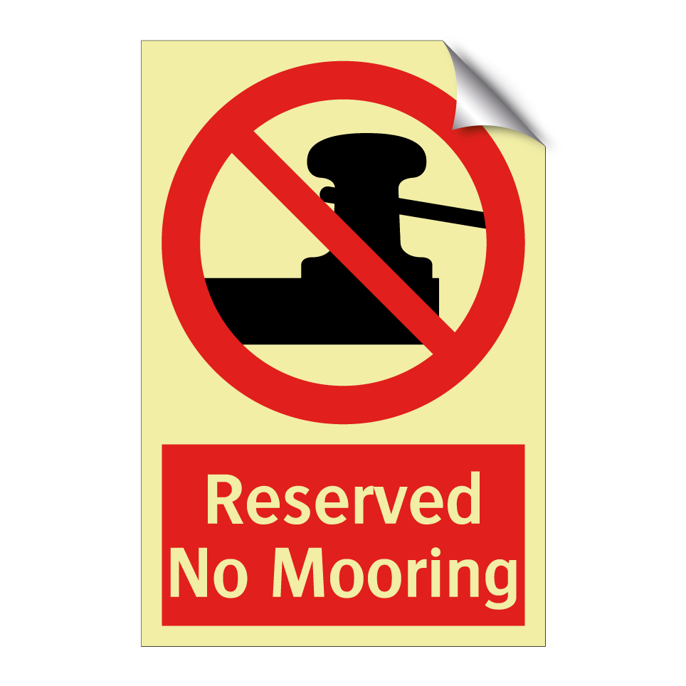Reserved No Mooring