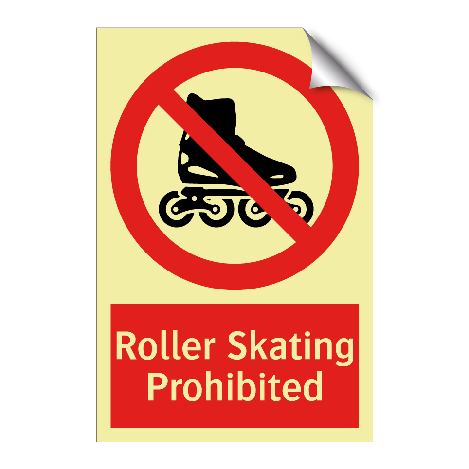 Roller Skating Prohibited