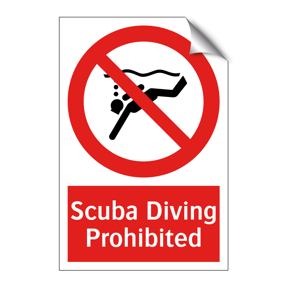 Scuba Diving Prohibited