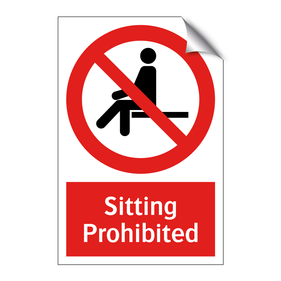Sitting Prohibited
