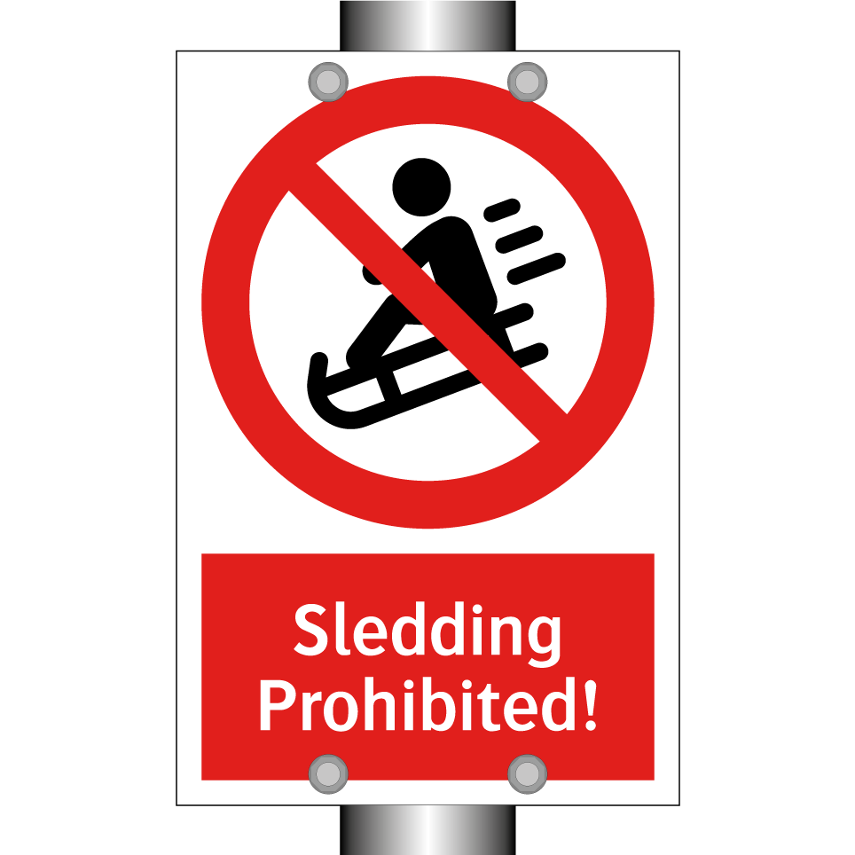 Sledding Prohibited!