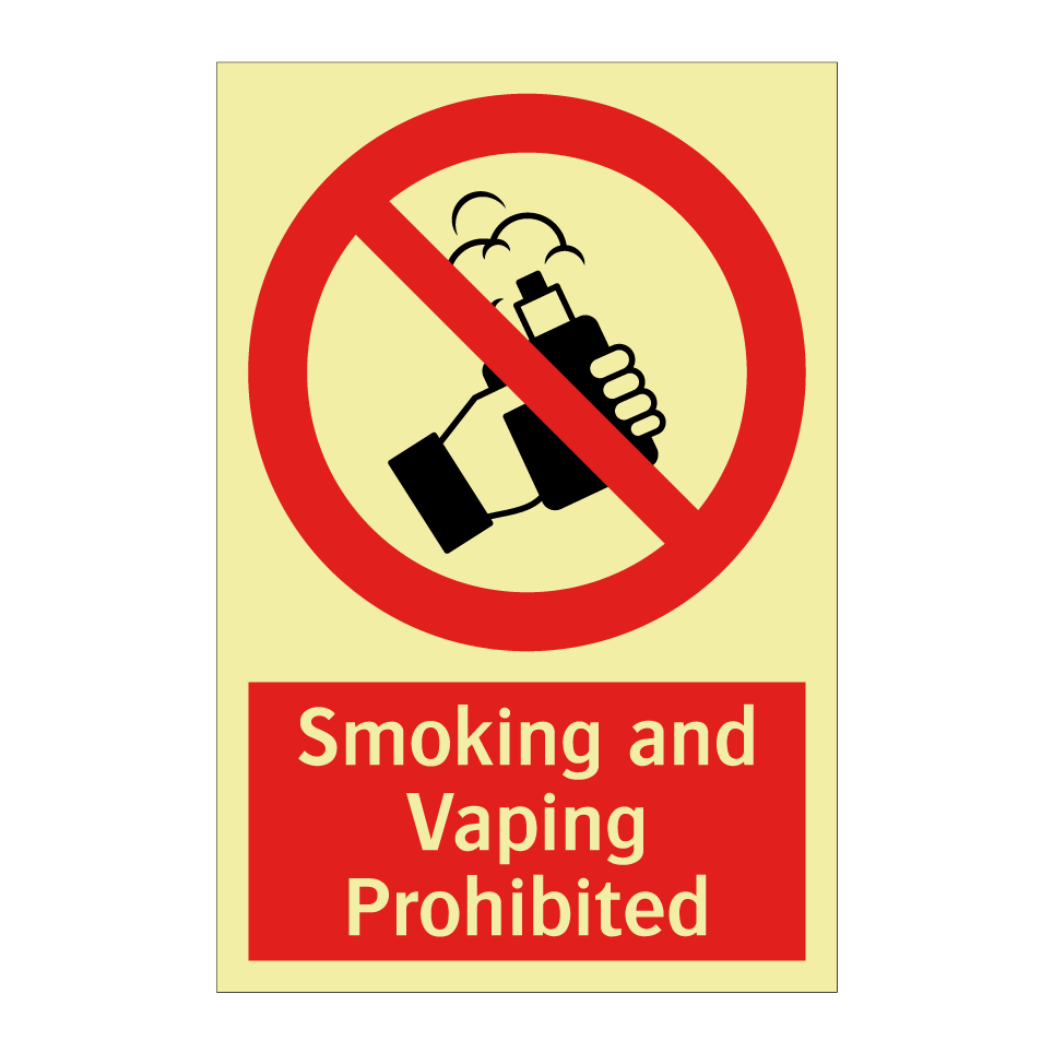 Smoking and Vaping Prohibited