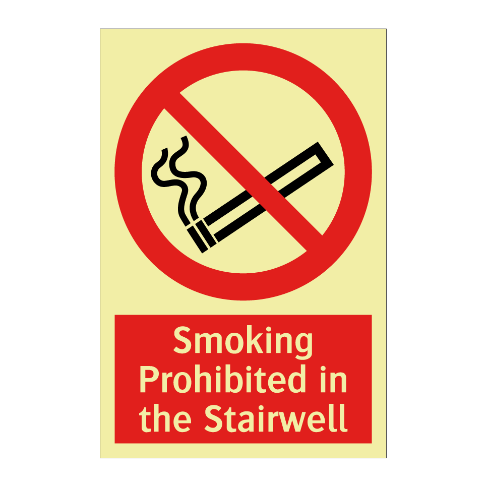 Smoking Prohibited in the Stairwell