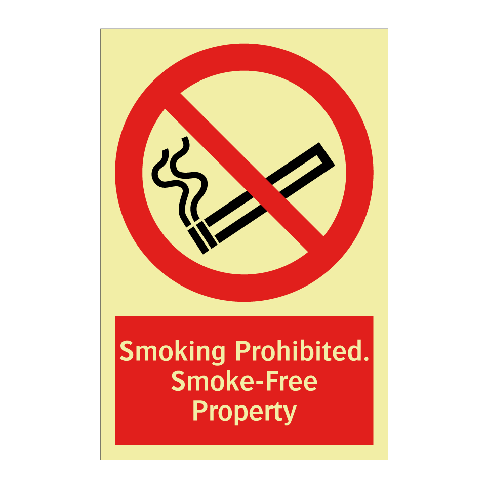Smoking Prohibited. Smoke-Free Property