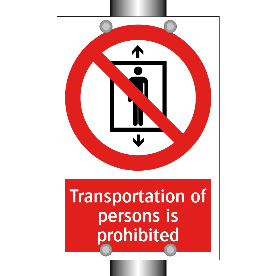 Transportation of persons is prohibited