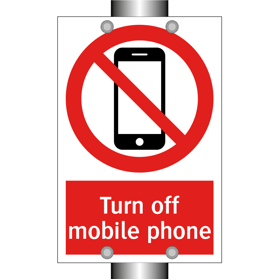 Turn off mobile phone