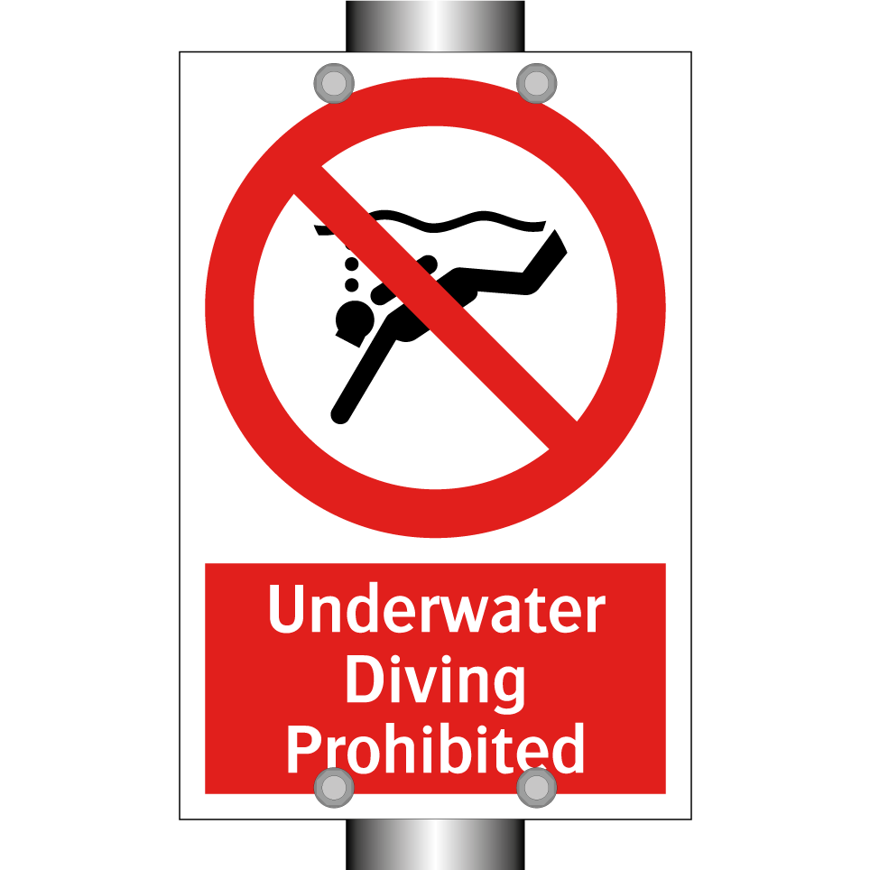 Underwater Diving Prohibited