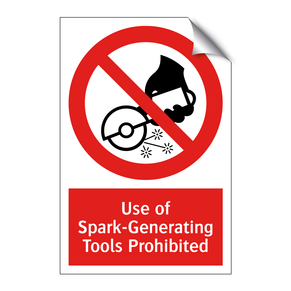 Use of Spark-Generating Tools Prohibited