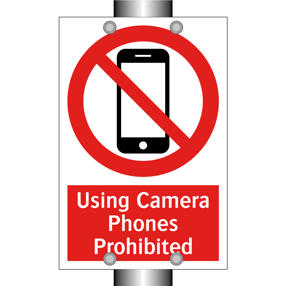 Using Camera Phones Prohibited