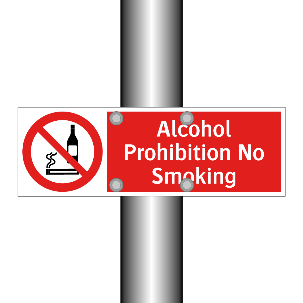 Alcohol Prohibition No Smoking