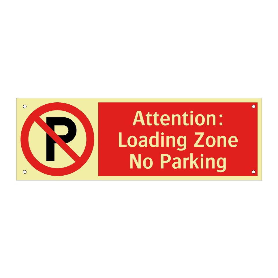 Attention: Loading Zone No Parking