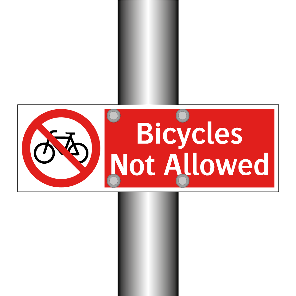 Bicycles Not Allowed
