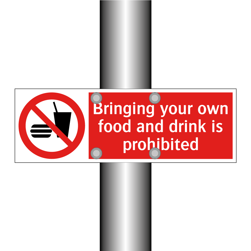 Bringing your own food and drink is prohibited