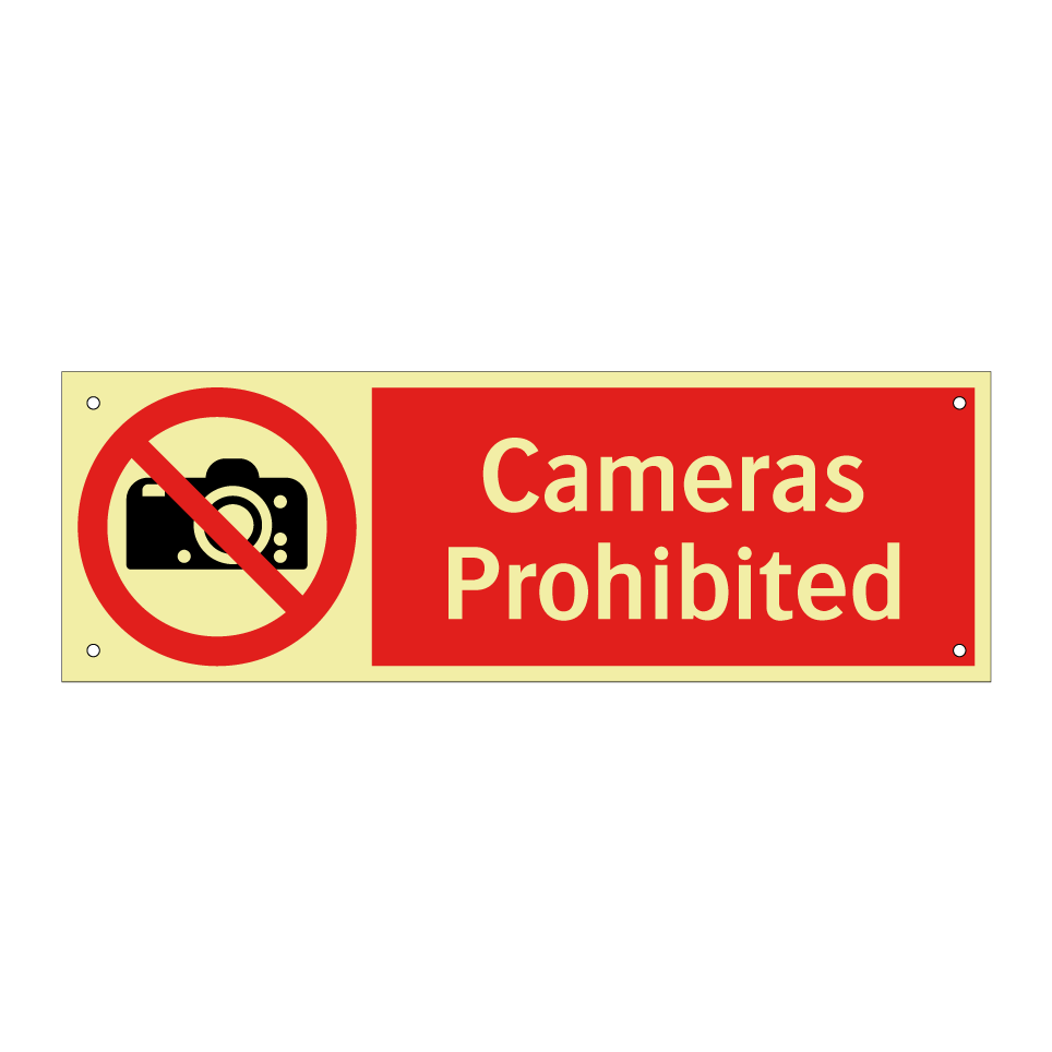 Cameras Prohibited