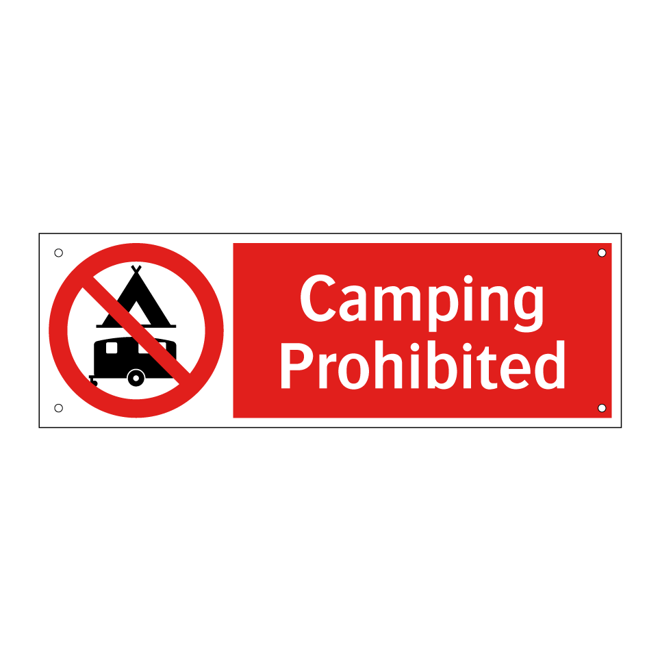Camping Prohibited