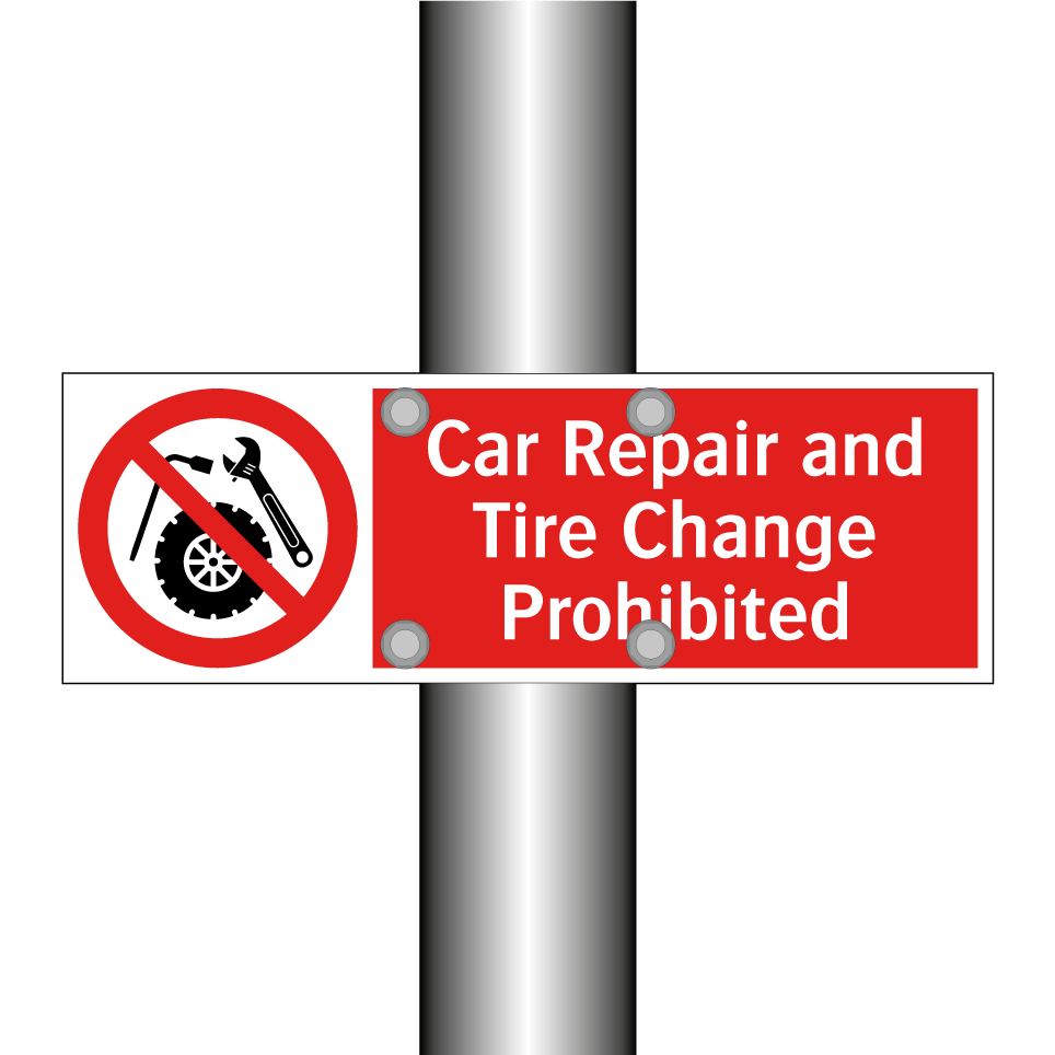 Car Repair and Tire Change Prohibited