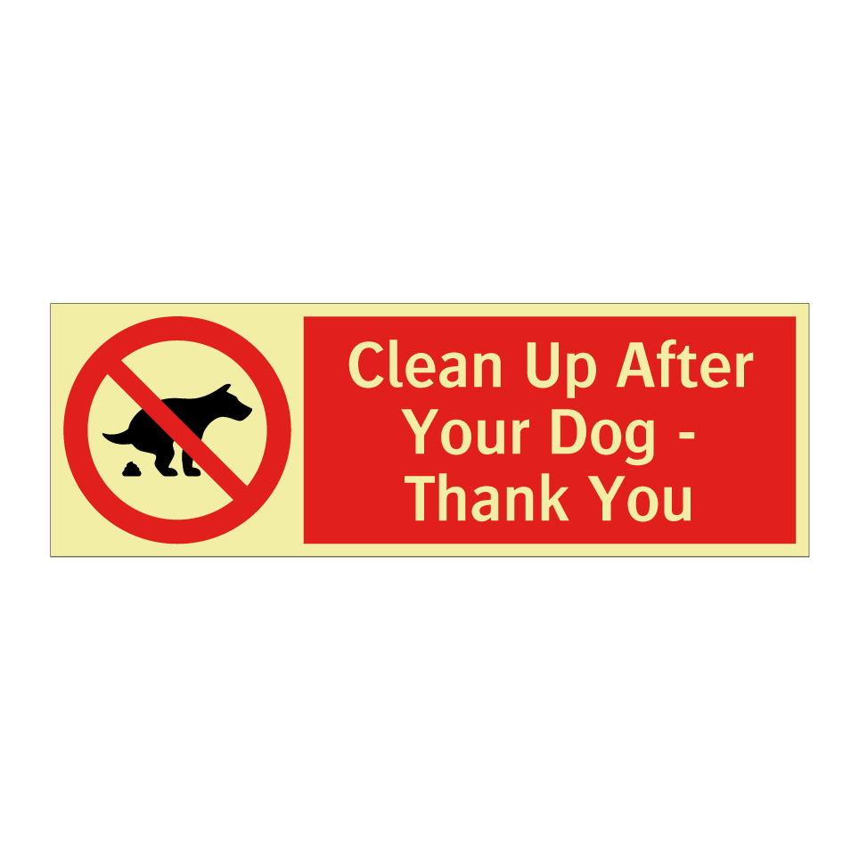 Clean Up After Your Dog - Thank You