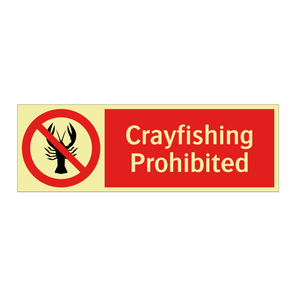 Crayfishing Prohibited