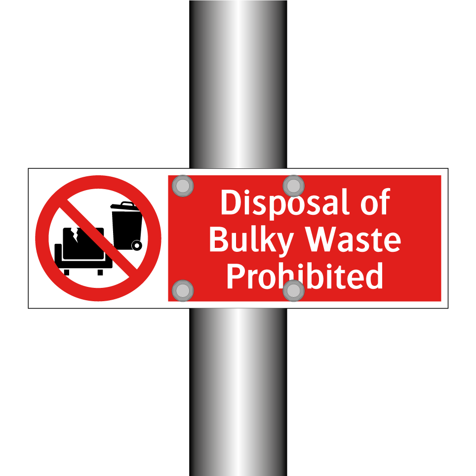 Disposal of Bulky Waste Prohibited