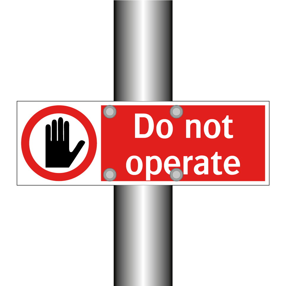 Do not operate