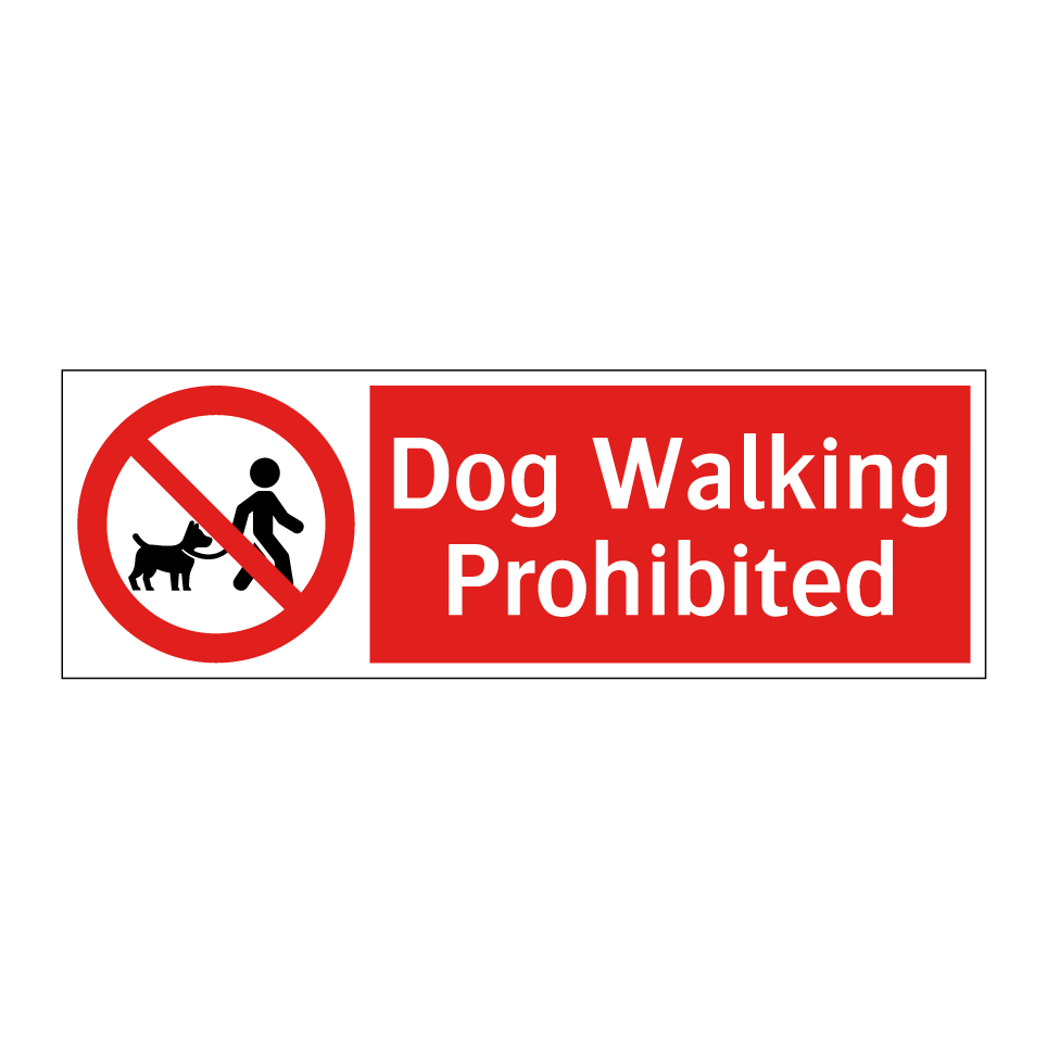 Dog Walking Prohibited