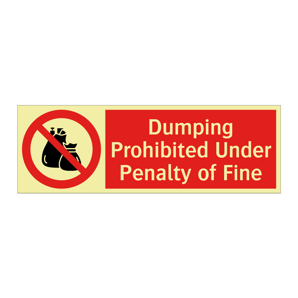 Dumping Prohibited Under Penalty of Fine