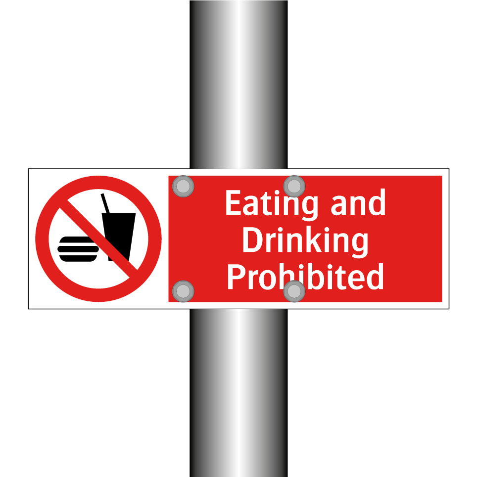 Eating and Drinking Prohibited
