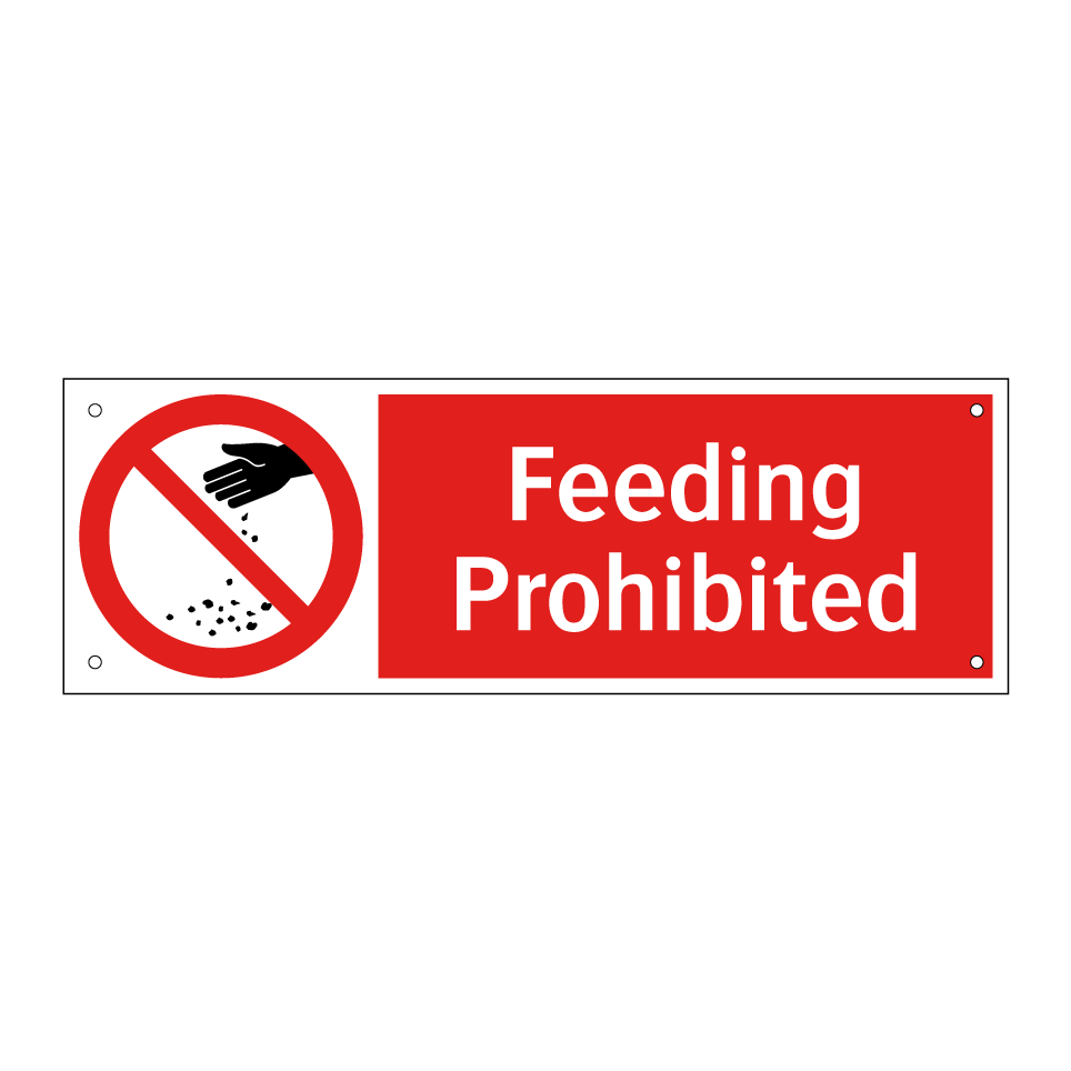 Feeding Prohibited