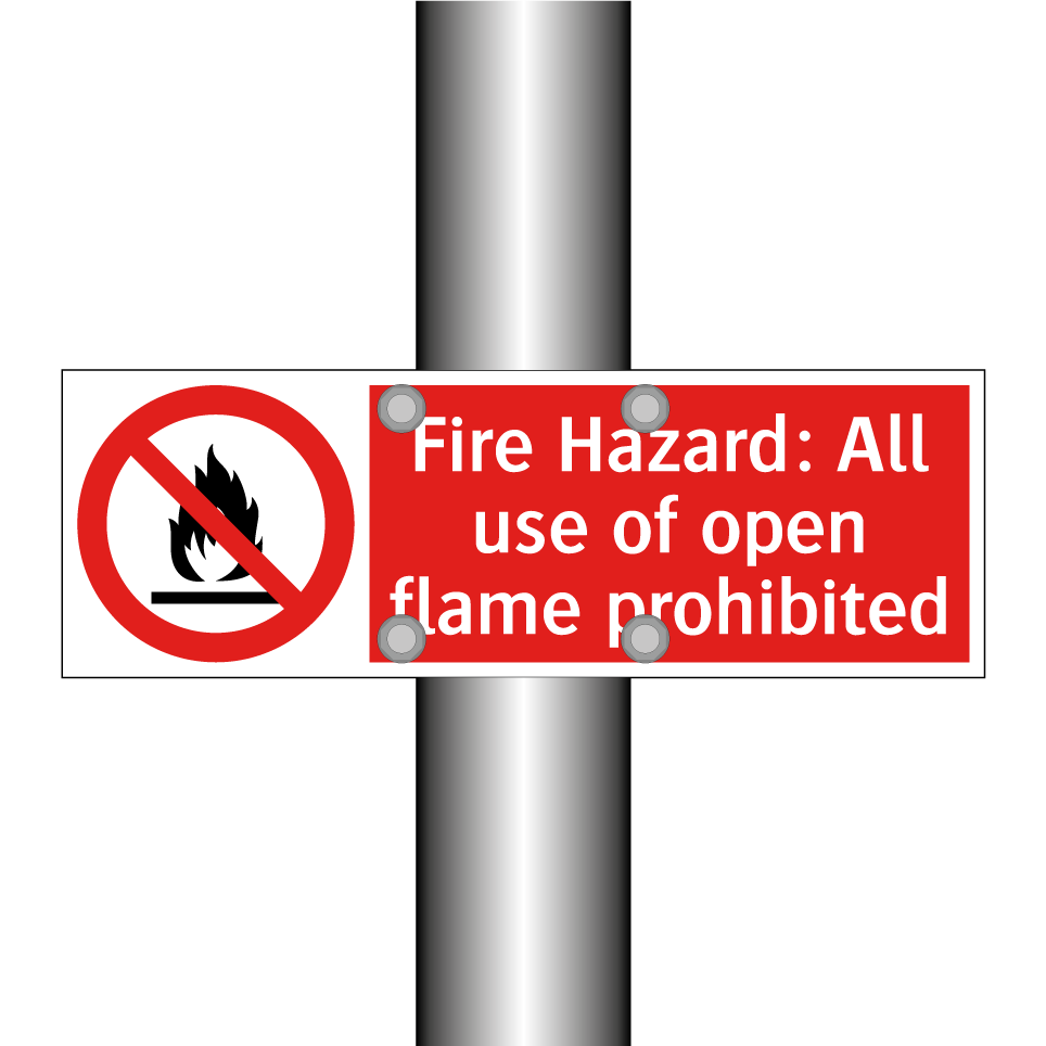 Fire Hazard: All use of open flame prohibited