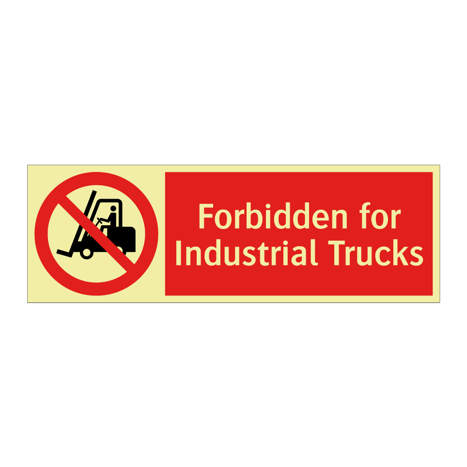 Forbidden for Industrial Trucks
