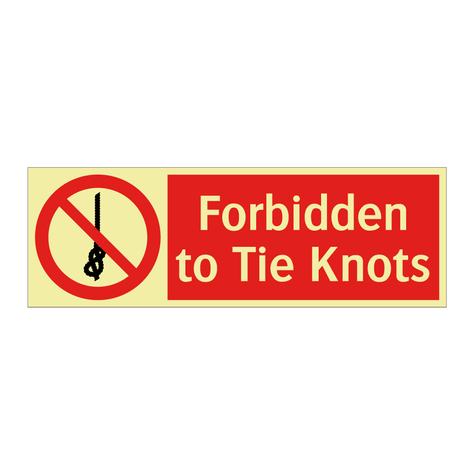 Forbidden to Tie Knots