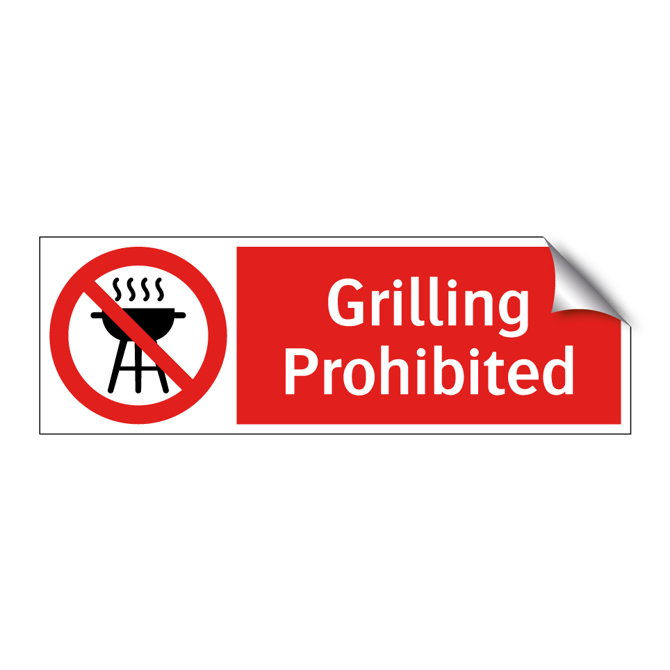 Grilling Prohibited