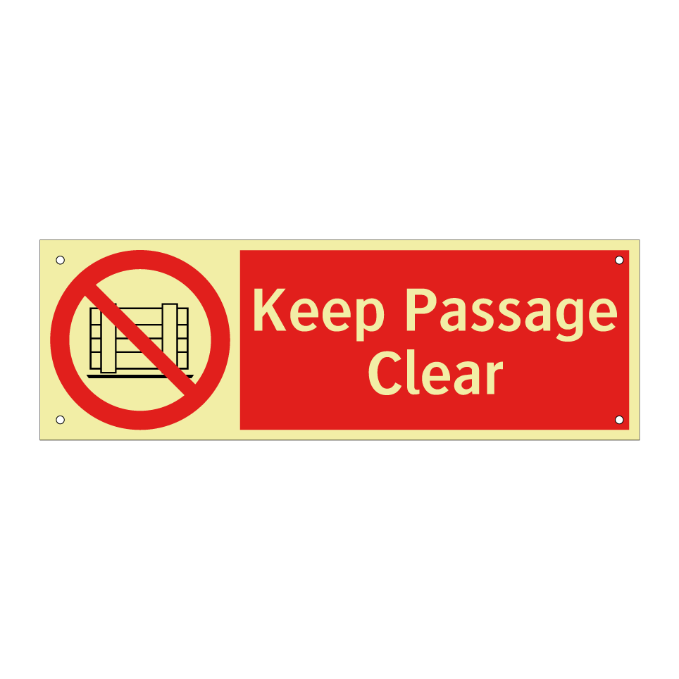 Keep Passage Clear