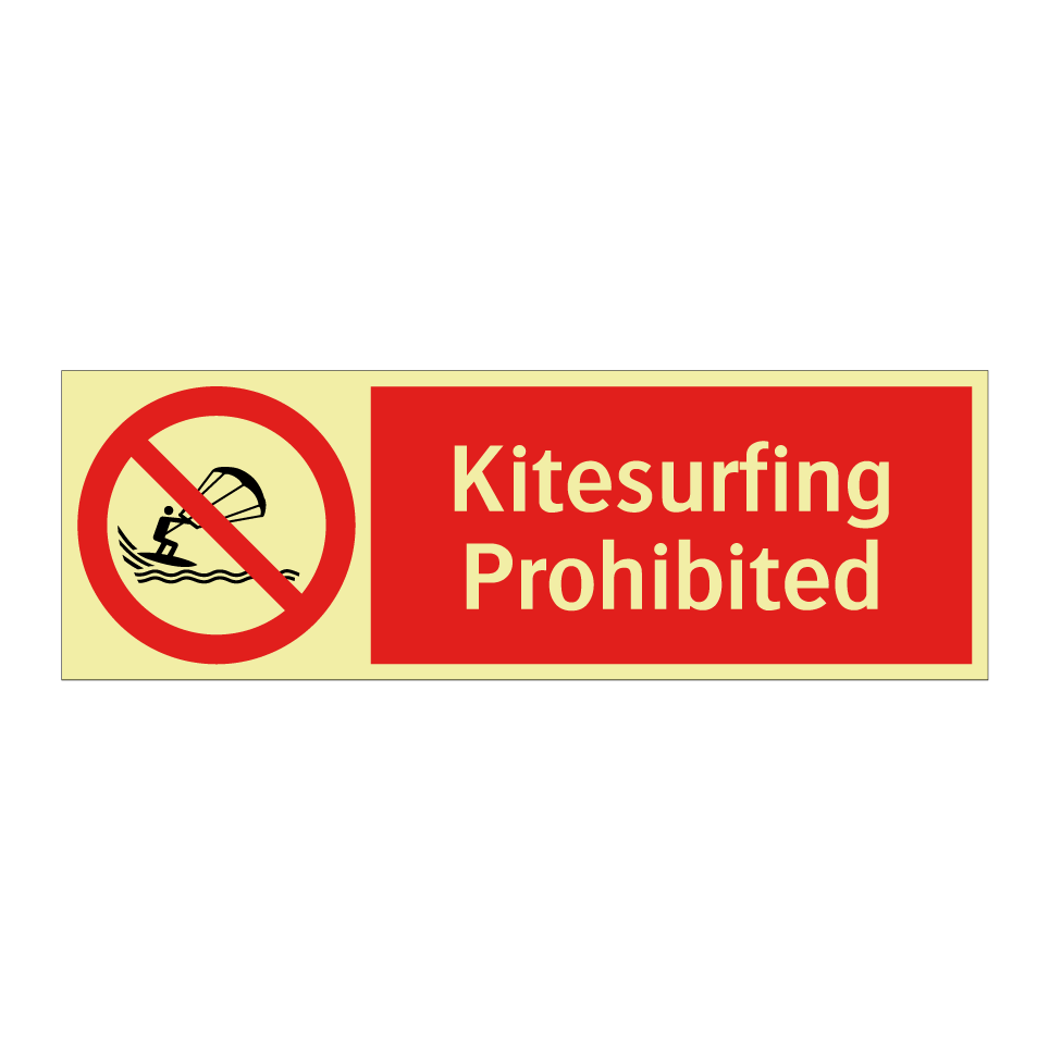 Kitesurfing Prohibited