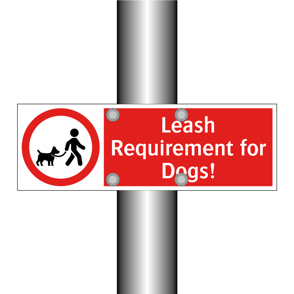 Leash Requirement for Dogs!