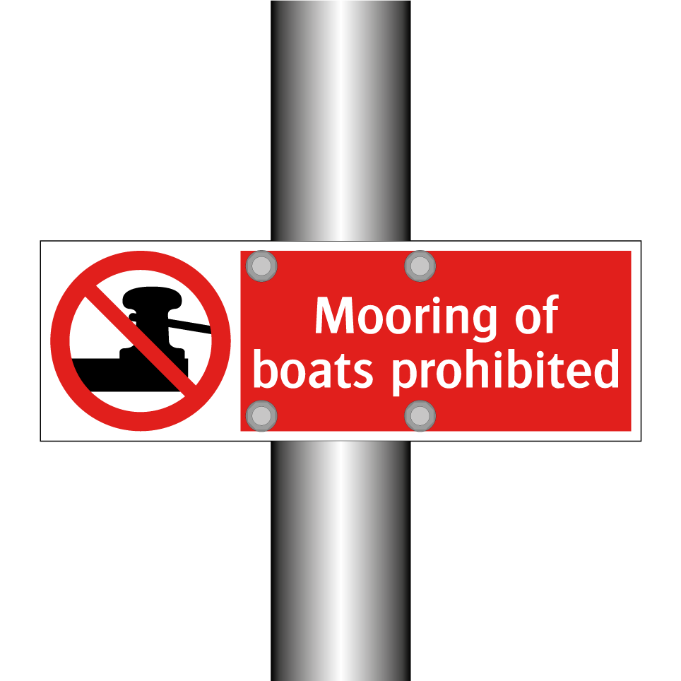 Mooring of boats prohibited