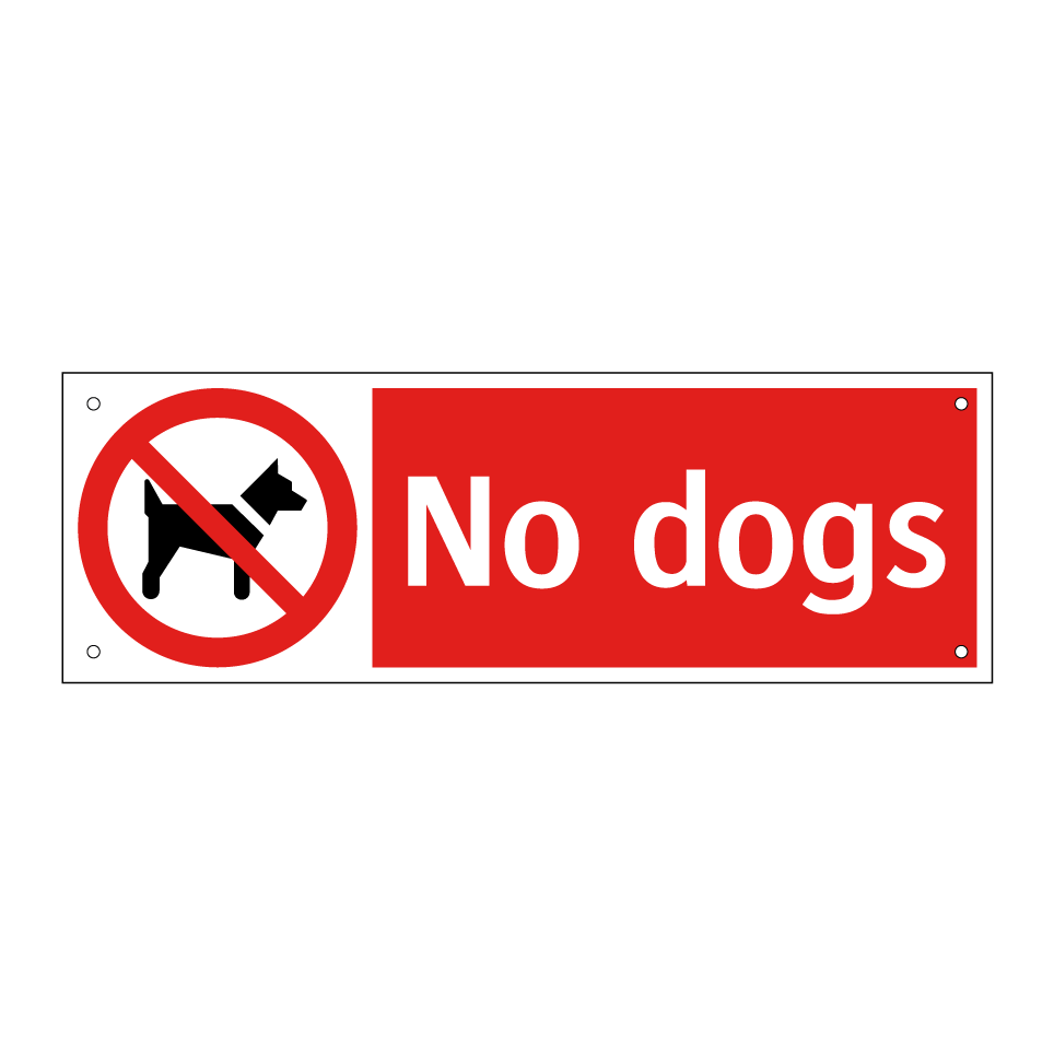 No dogs