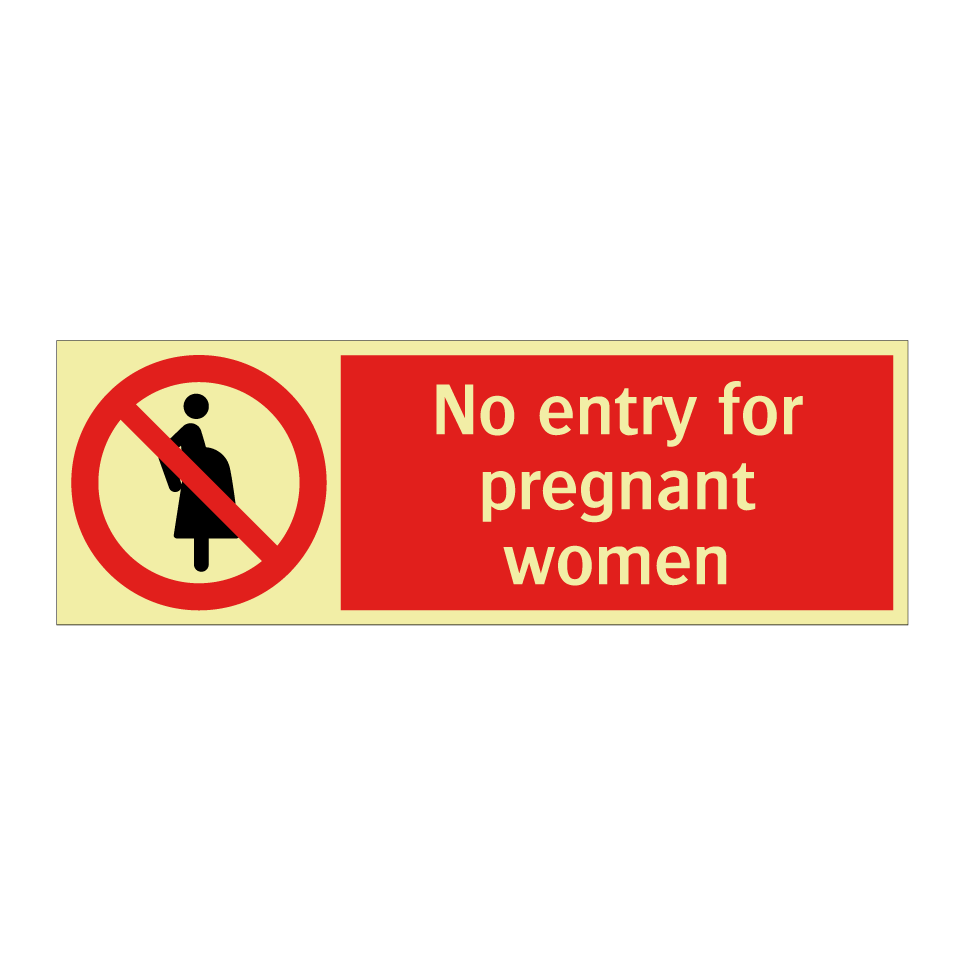 No entry for pregnant women