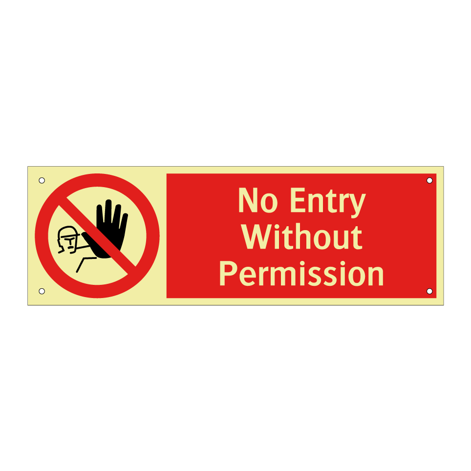 No Entry Without Permission
