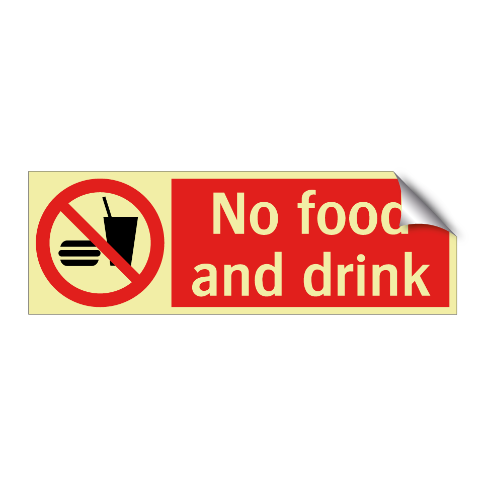 No food and drink