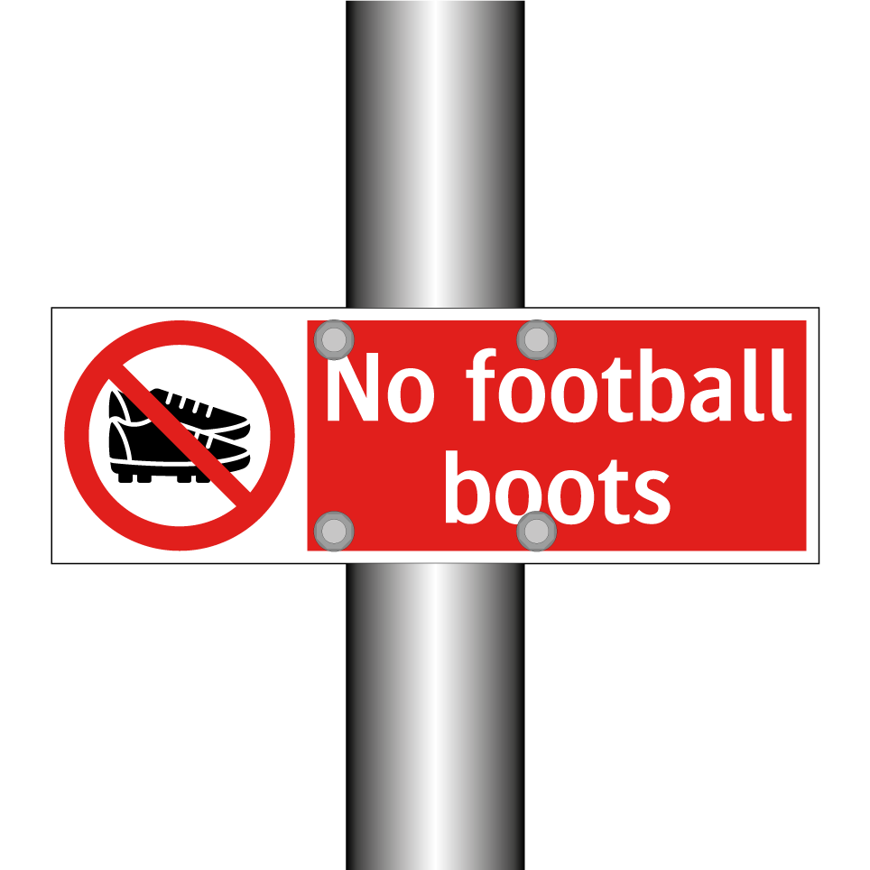 No football boots