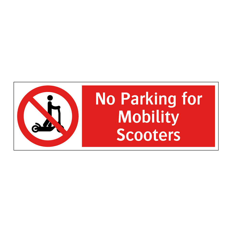 No Parking for Mobility Scooters