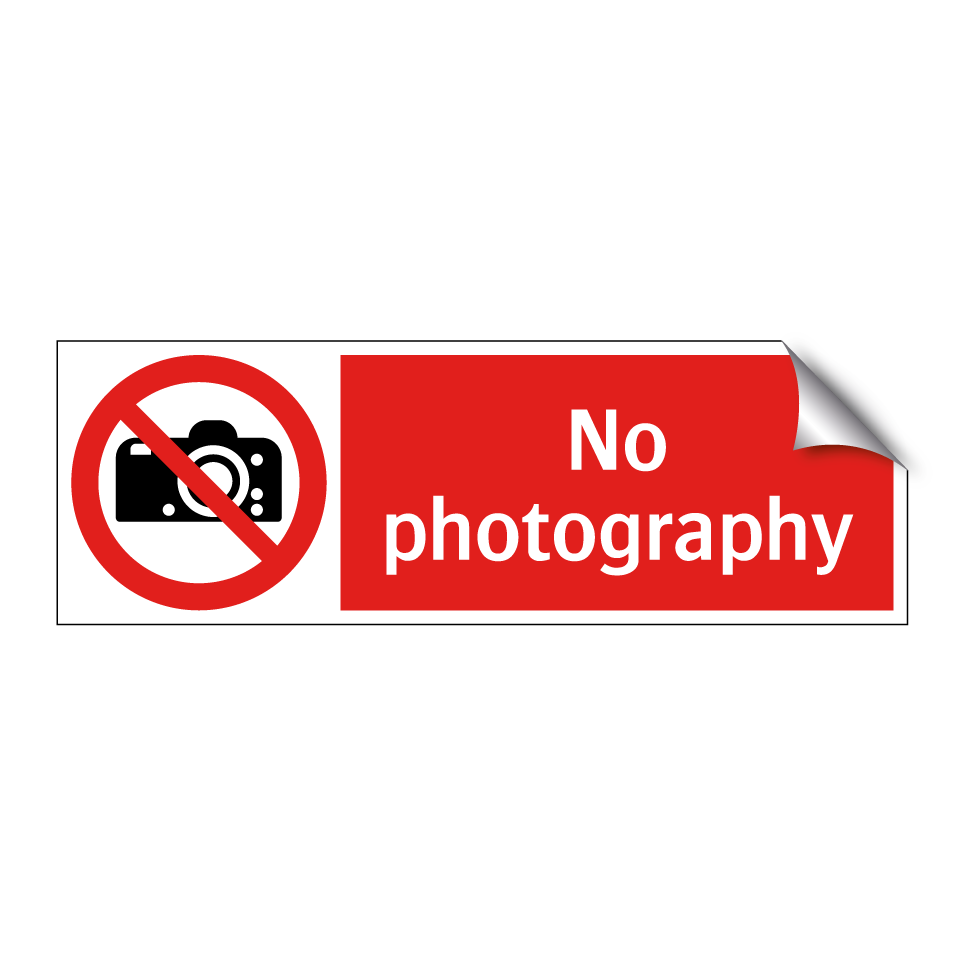 No photography