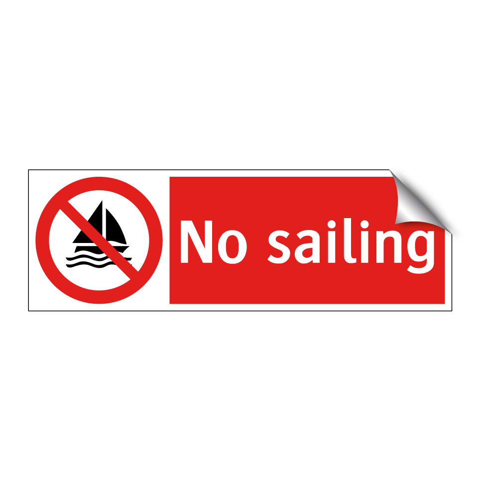 No sailing