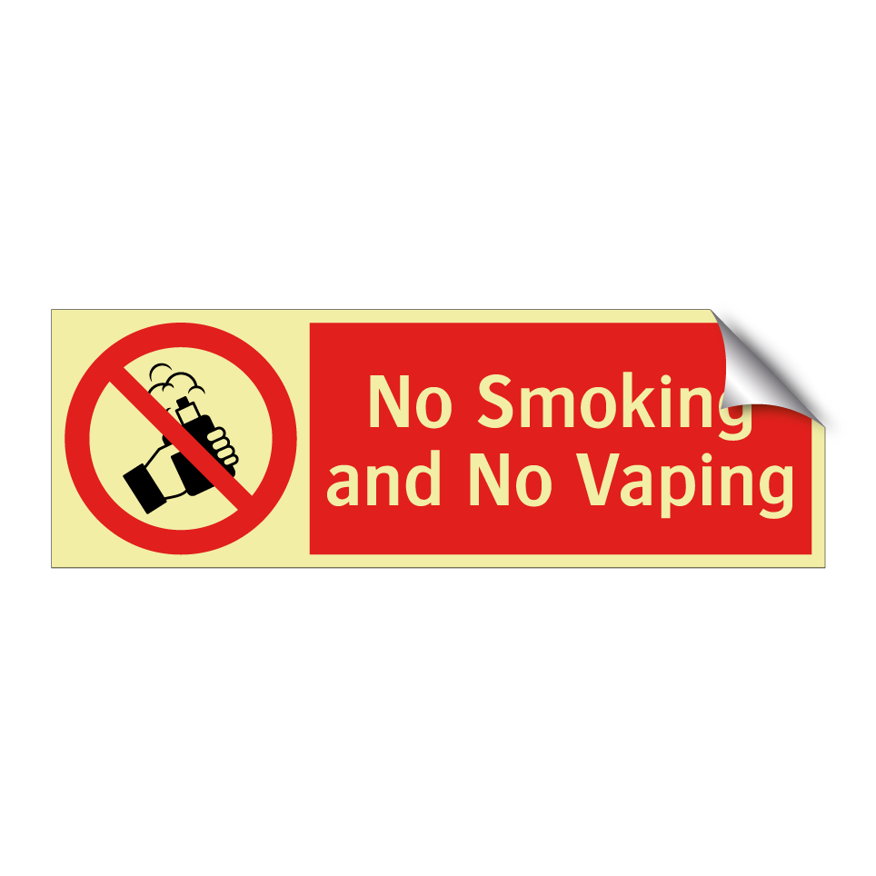 No Smoking and No Vaping