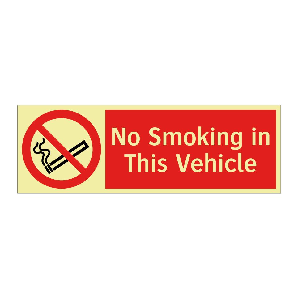 No Smoking in This Vehicle